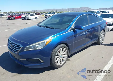 2016 Hyundai Sonata Se из США, поврежденный, VIN 5NPE24AF9GH409377